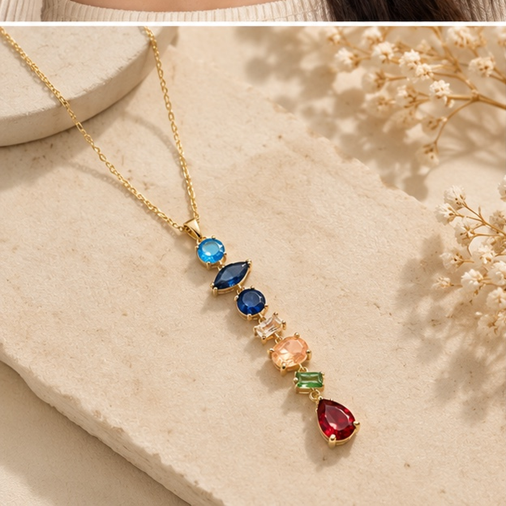 Aurora Gemstone Necklace