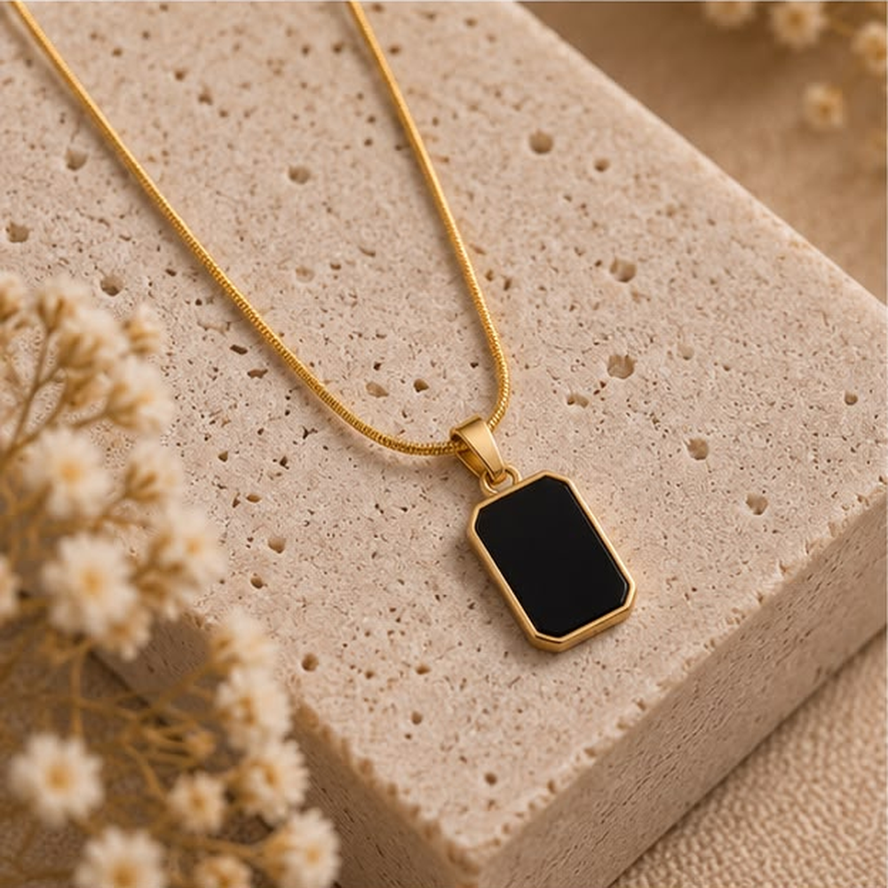 Black Edge Necklace