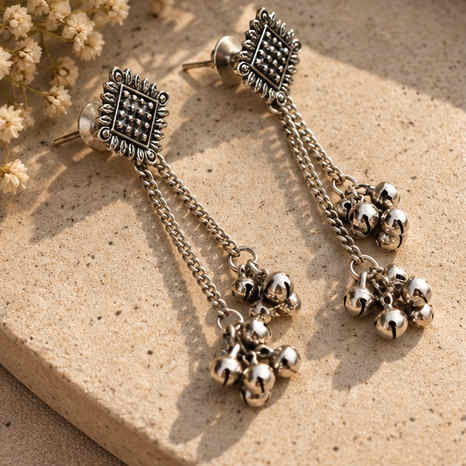 Noor Ghungroo Chain Earrings