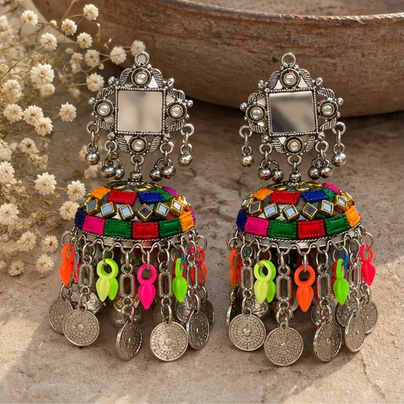 Noorika Boho Jhumkas