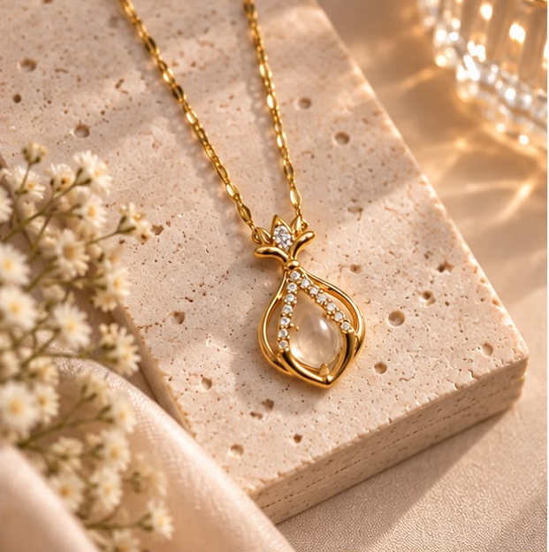 Opaline Drop Necklace