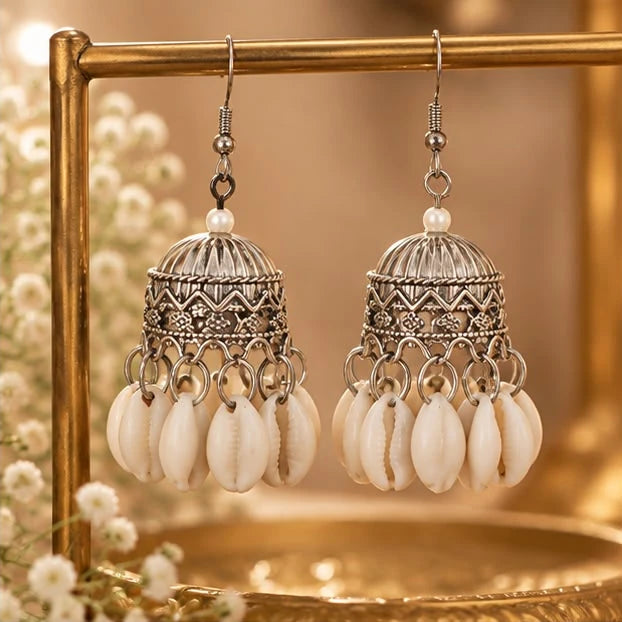 Samudra Shell Drop Jhumka