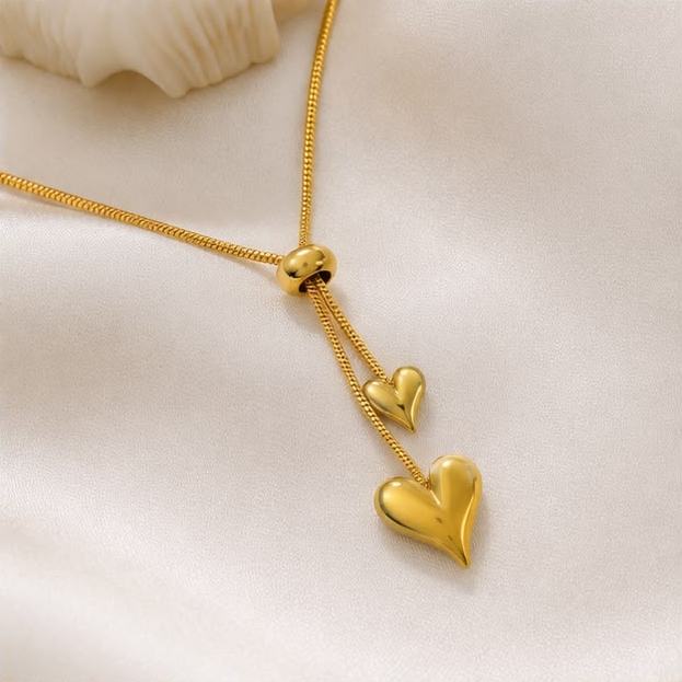 Amora Duo Heart Necklace