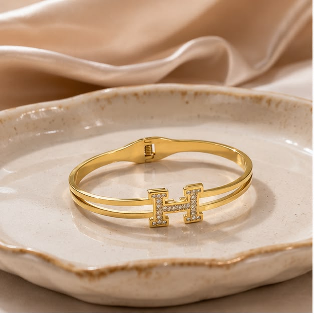 Aurelia H Cuff Bracelet