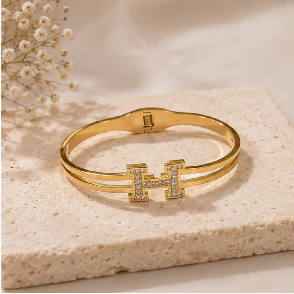 Aurelia H Cuff Bracelet
