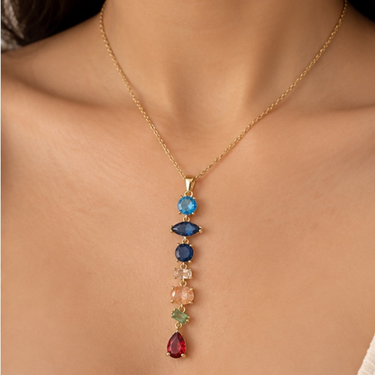 Aurora Gemstone Necklace