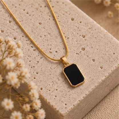 Black Edge Necklace