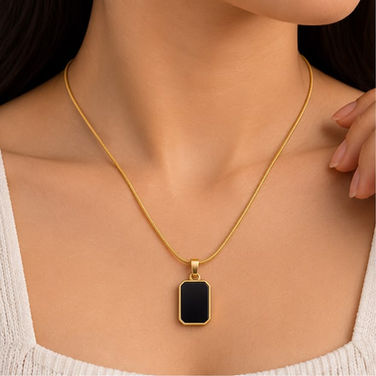 Black Edge Necklace