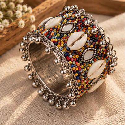 Boho Fiesta Shell Kada
