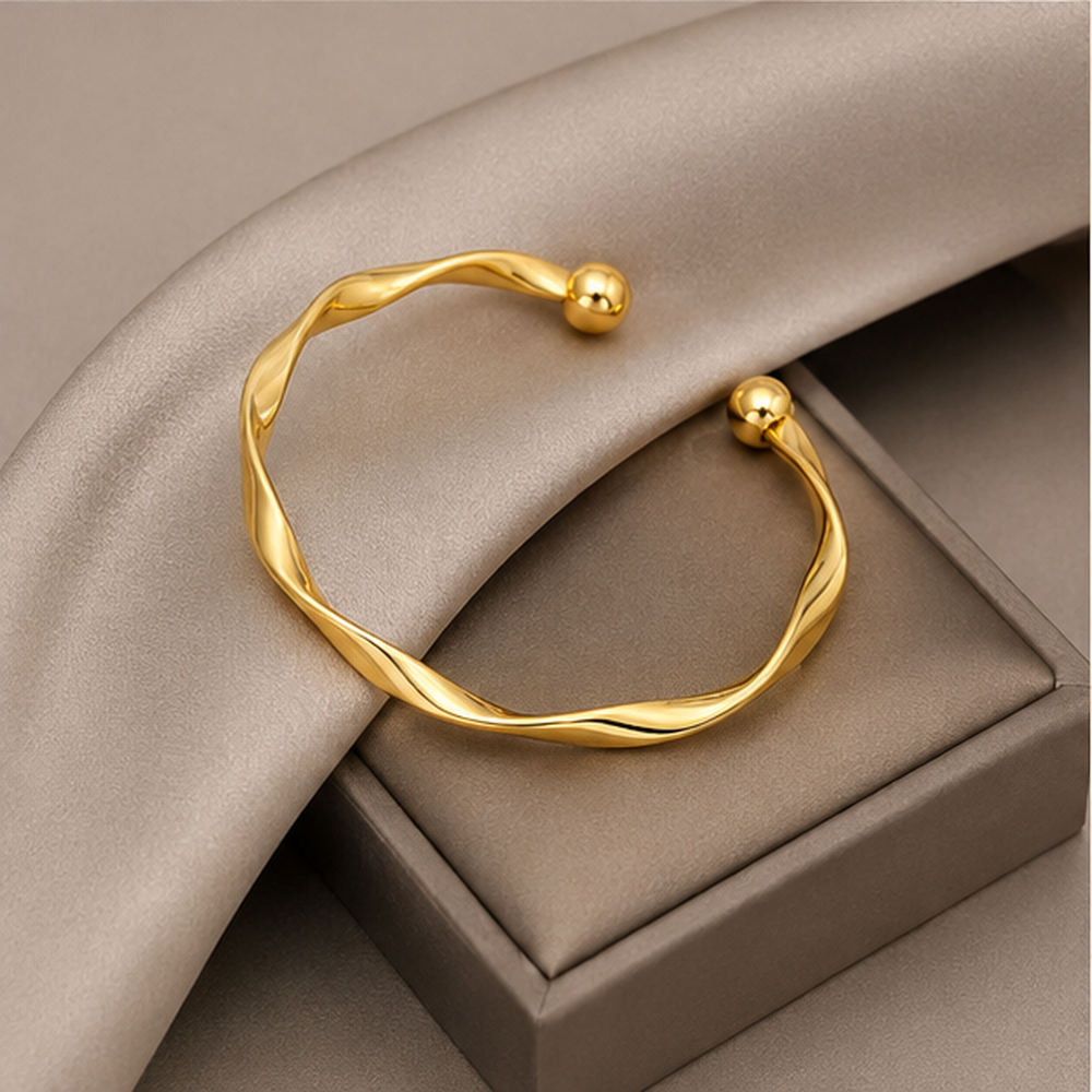 Golden Twist Bracelet