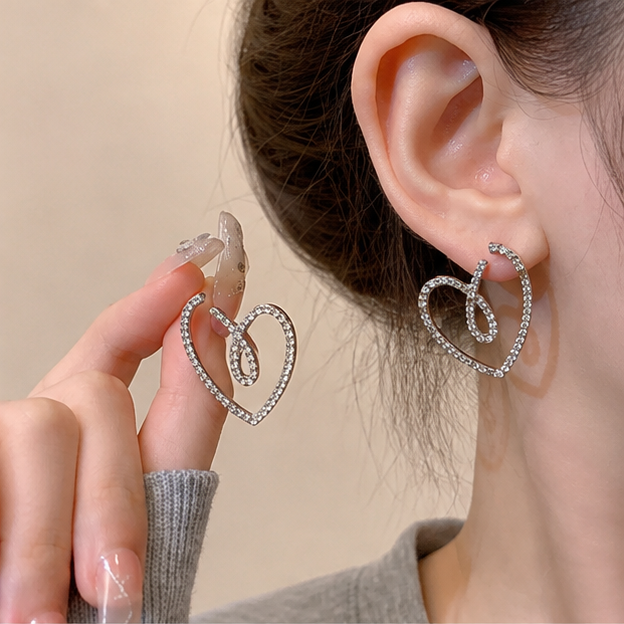 Infinity Heart Earrings