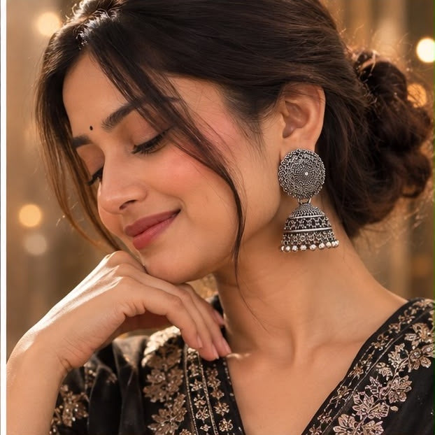 Mayura Glow Jhumkas