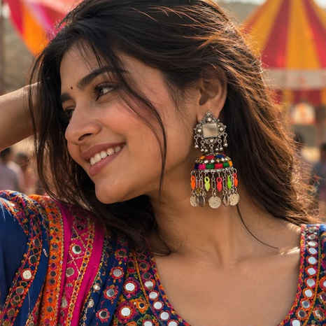 Noorika Boho Jhumkas