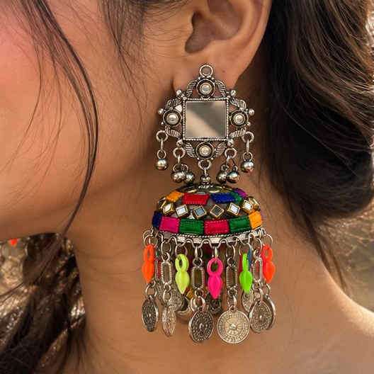 Noorika Boho Jhumkas