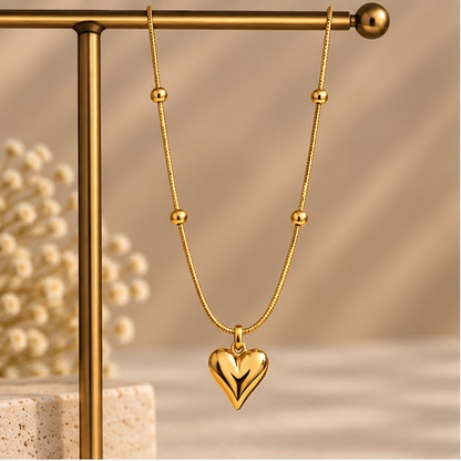 Roselle Heart Necklace