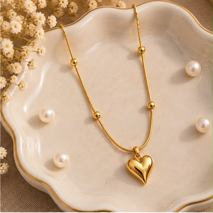 Roselle Heart Necklace