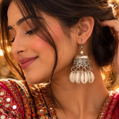 Samudra Shell Drop Jhumka