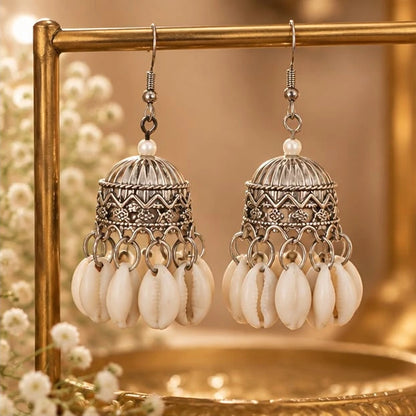 Samudra Shell Drop Jhumka