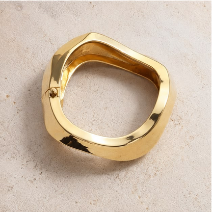 Sculpted Square Cuff Bracelet