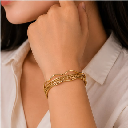Seraphine Wave Bracelet