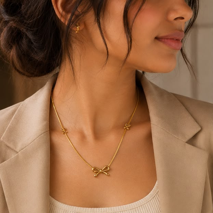 Serphina Bow Necklace
