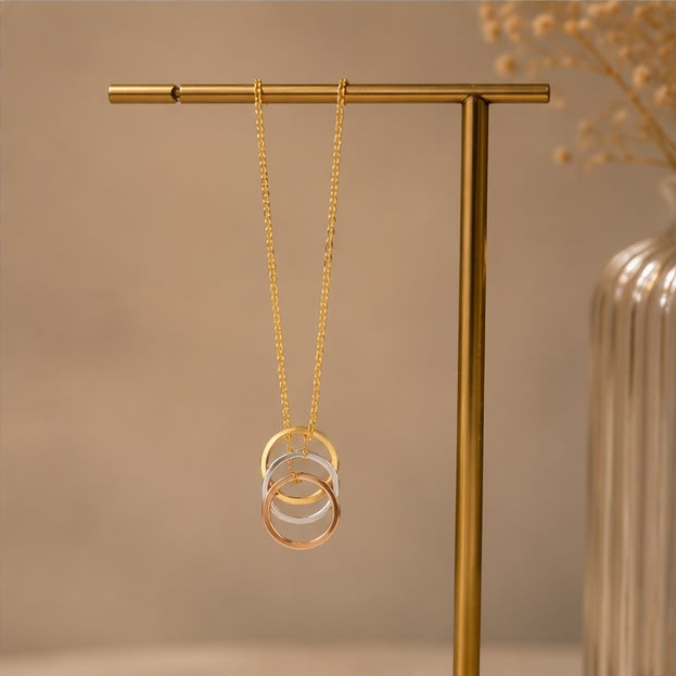 Trinity Rings Necklace