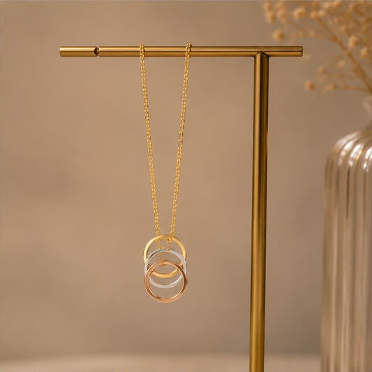 Trinity Rings Necklace