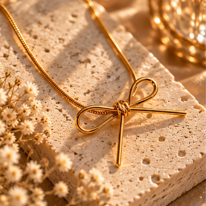 Dainty Bow Knot Necklace
