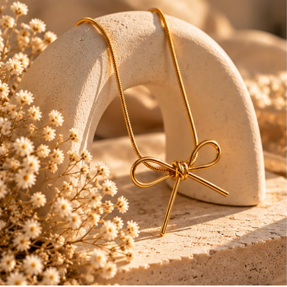 Dainty Bow Knot Necklace