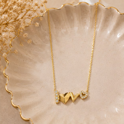 I love you necklace